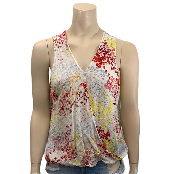 3/$30 - Dex Floral Print Sleeveless Top Size Large - Picture 1 of 6